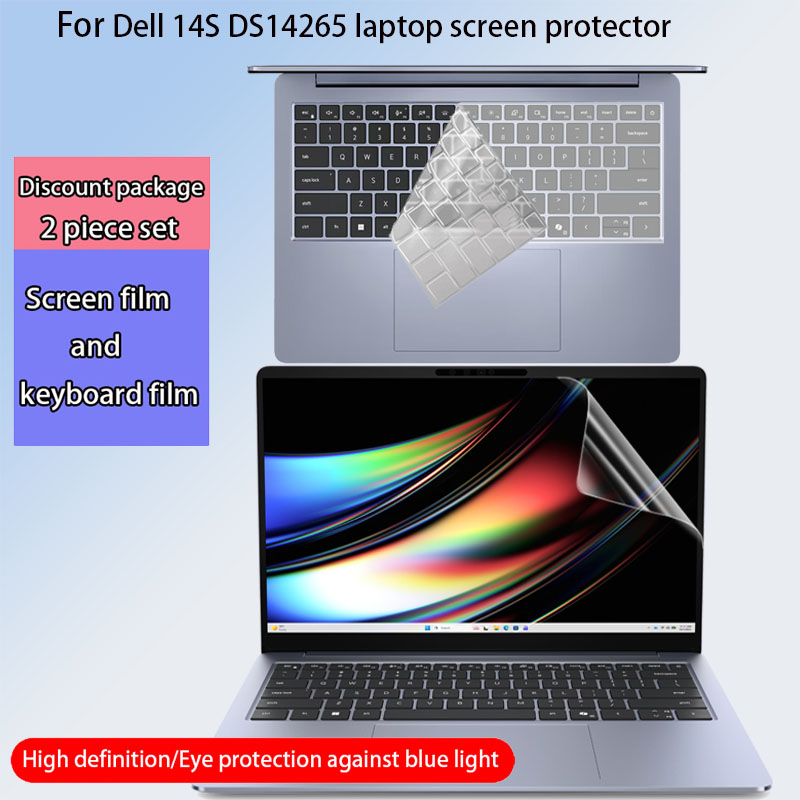 Laptop Accessories Protector - Für Dell 14S DS14265 Displayschutzfolie, 14-Zoll-Computertastaturfolie,