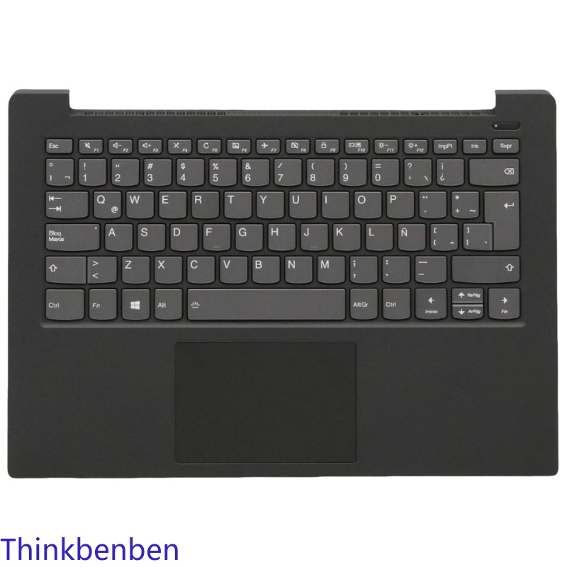 Laptop Accessories Keyboard Cover - LAS Latein Spanisch Schwarz Tastatur Ober