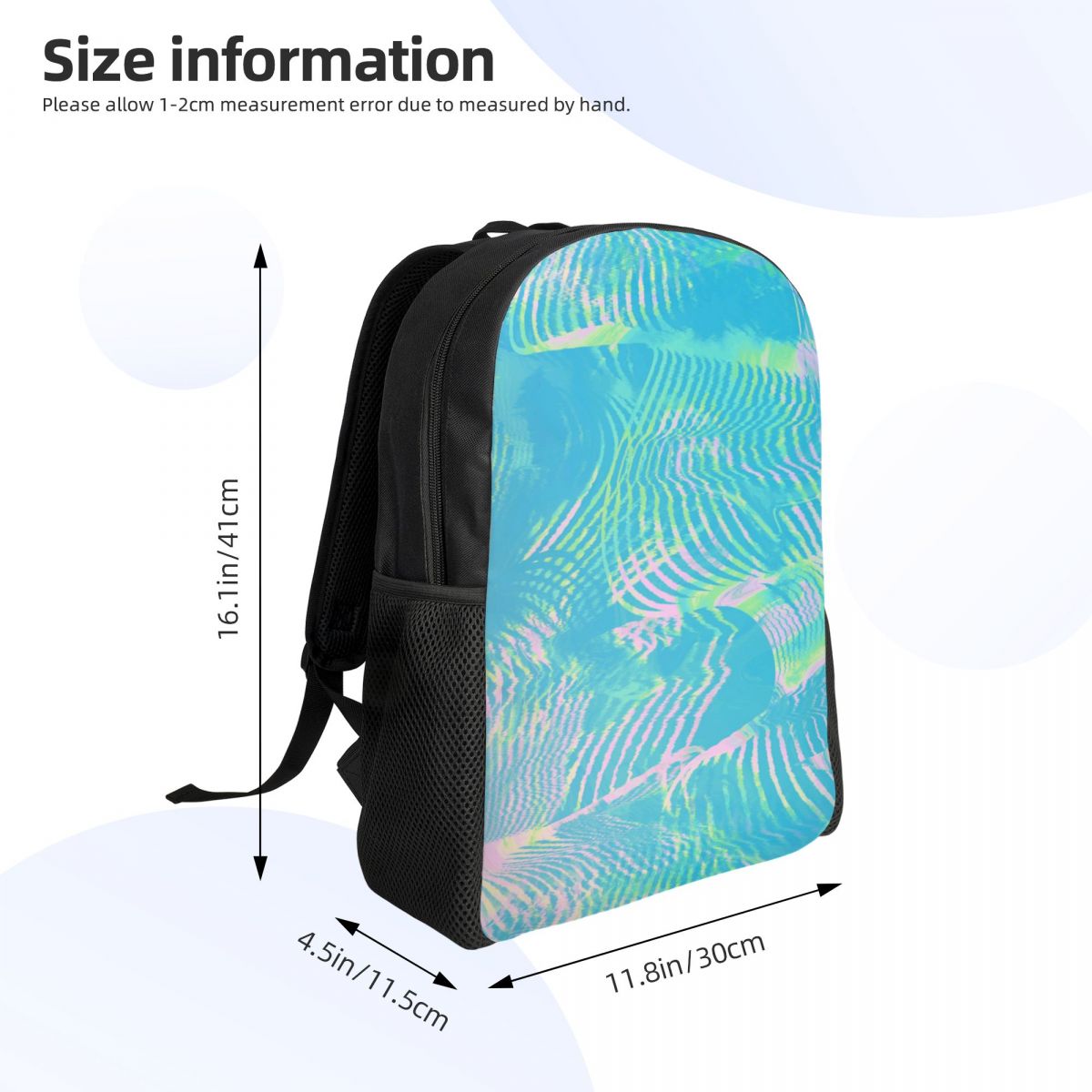 Benutzerdefinierter Wellengrün – Laptop Accessories Bag For Men Bewertung und Preis