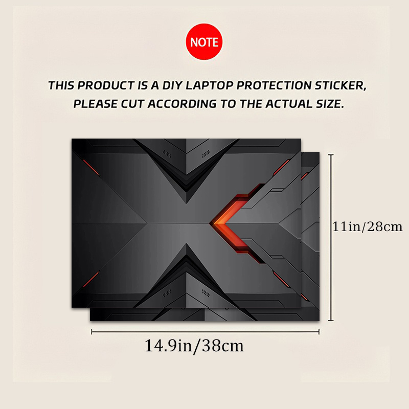 2 Laptop-Aufkleber, bunte, übe – Laptop Accessories Msi Bewertung und Preis